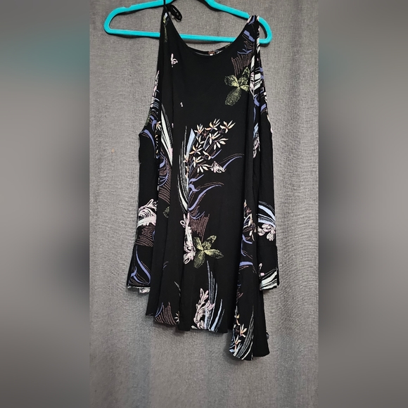 Free People Clear Skies Shift Dress Black Small Preloved - Picture 2 of 5